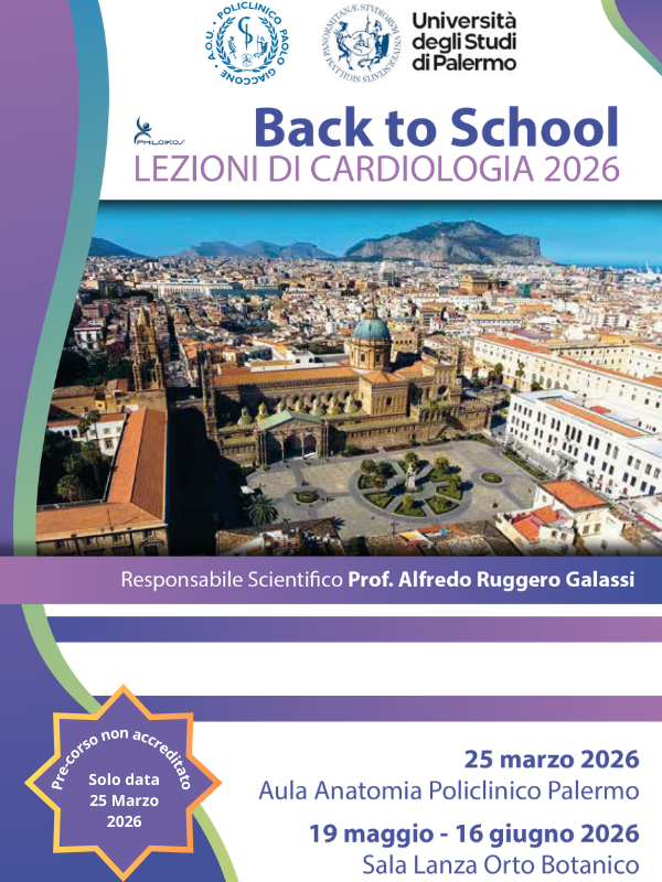 Programma Back to School LEZIONI DI CARDIOLOGIA 2026 - pre-corso non accreditato